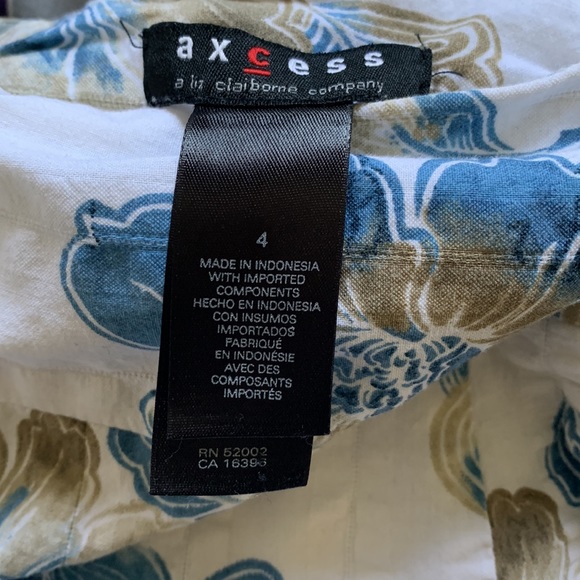 4 | Flared Midi Skirt with Floral Design Skirt - Picture 3 of 3